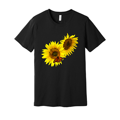Monarch on Sunflower T-Shirt