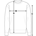 Sweatshirt for Size Chart