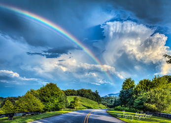 Pot Of Gold Blue Ridge Parkway by Terry Aldhizer