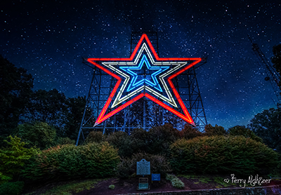 Roanoke Star On Stars Collage By Terry Aldhizer